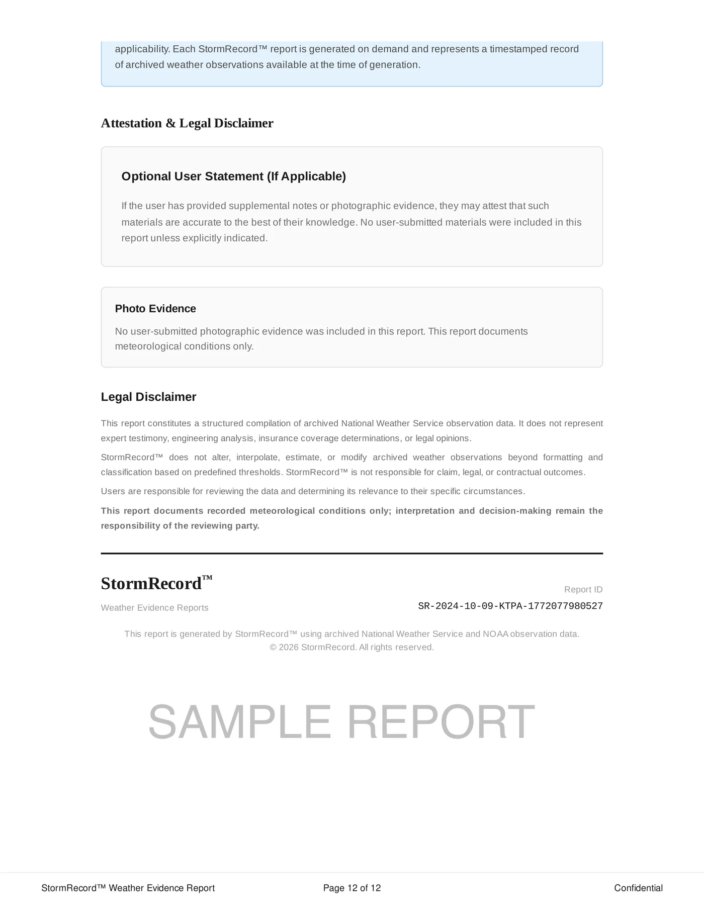 Sample report page 8